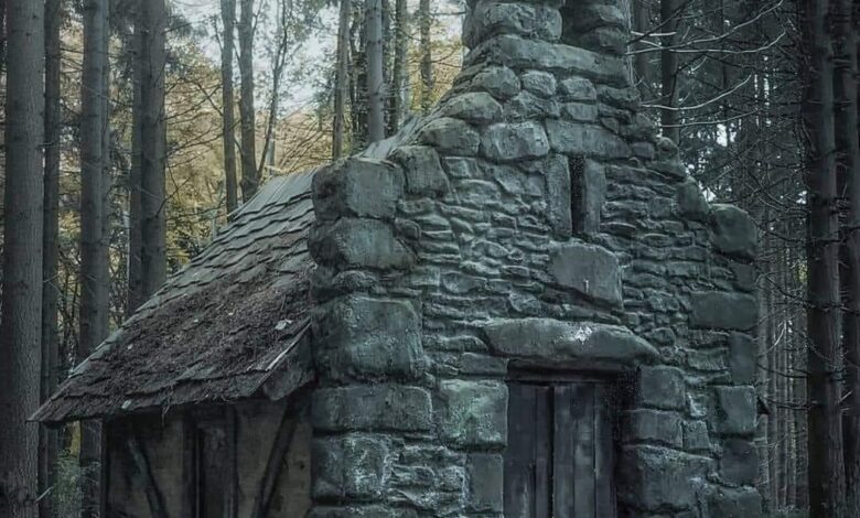 Mysterious Stone Cottage in the Belgian Forests