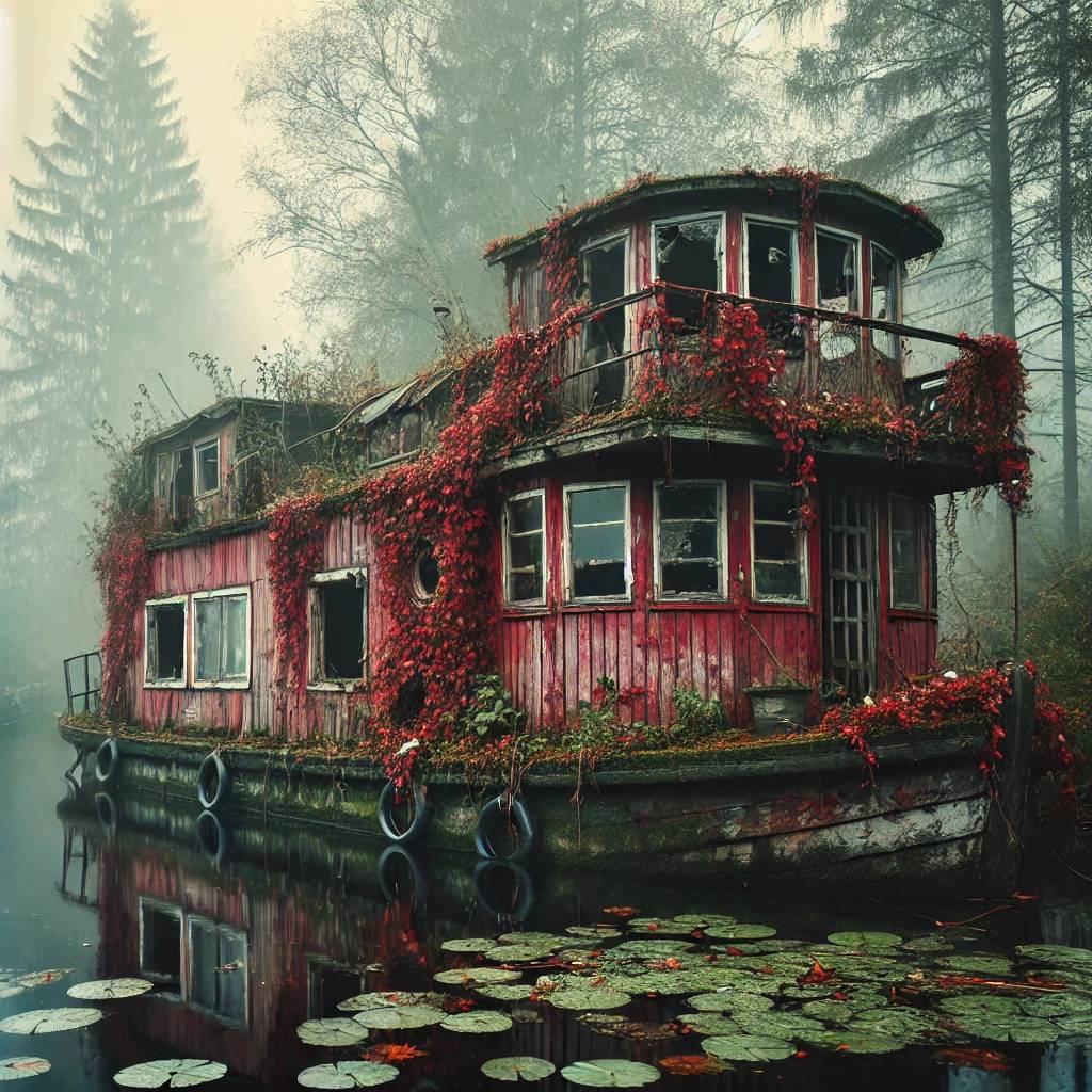 Abandoned Houseboat