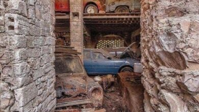 Hidden Cave of Abandoned Classic Cars