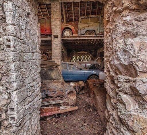 Hidden Cave of Abandoned Classic Cars