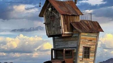 Abandoned House Truck in Vulture City, Arizona