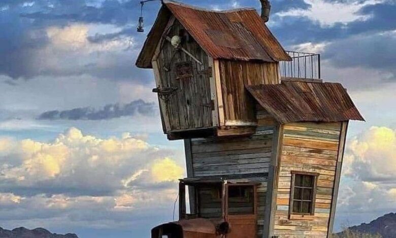 Abandoned House Truck in Vulture City, Arizona