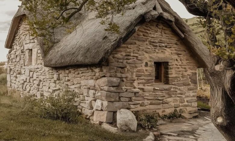 Old Leanach Cottage, Symbol of Scottish History