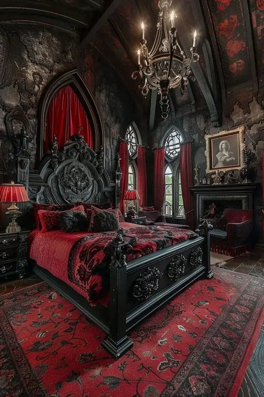 Gothic Bedroom Elegance