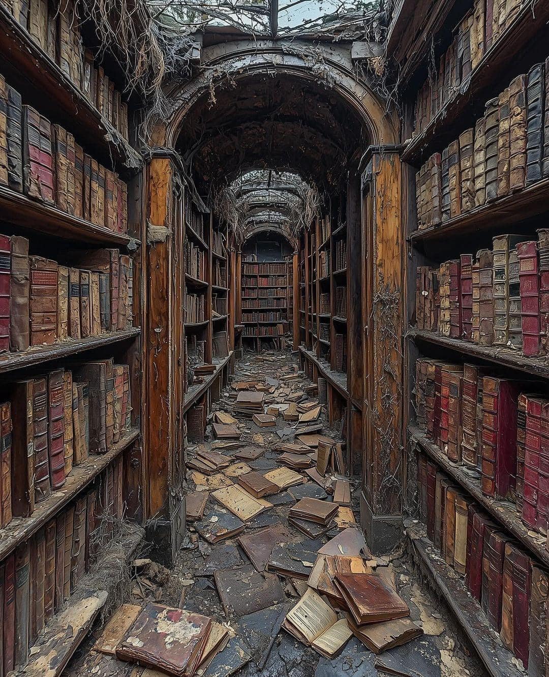 Chateau de Floret, Abandoned Library of Readers