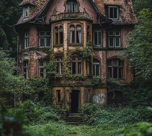 Striking Photos of Abandoned Houses in Misty Forests