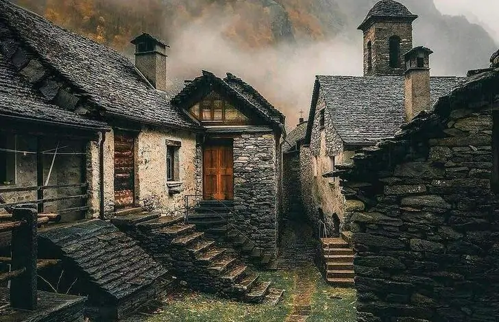 Old Rustic Houses in Ticino, Art of Cozy Living