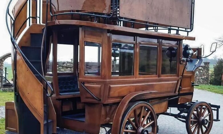 A Horse-Drawn Bus from the 1890s