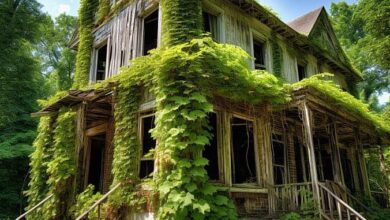 Abandoned Houses and the Role of Ivy in Their Slow Decline