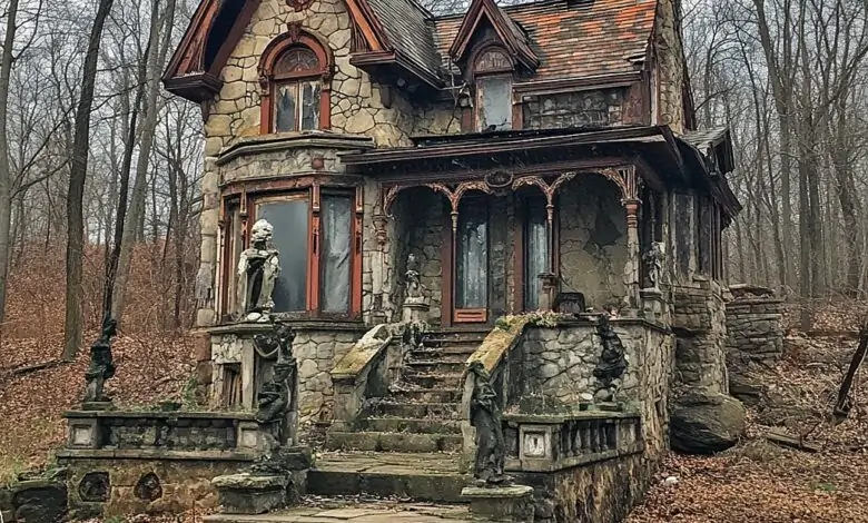 Hidden Treasures Inside the Abandoned Tudor House in the Midwest