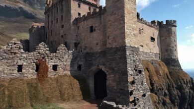 The Ruins of Darkmoor Castle, Forsaken for Ages The Ruins of Darkmoor Castle, Forsaken for Ages