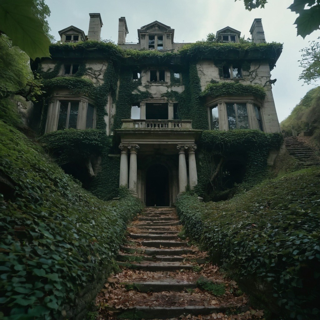 Thornwick Hollow Looms in the Distance, Its Dark Silhouette Haunting the Landscape 🏚️