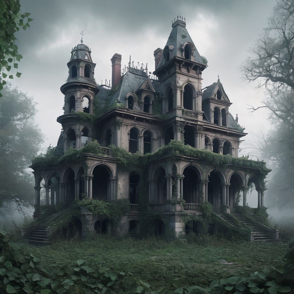 Corwin House lies forgotten in the mist 🌑🌫️