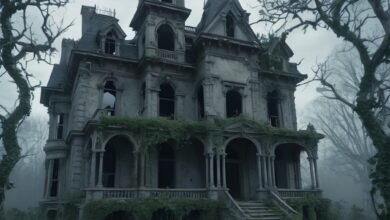 Winthrop Hall stands in forgotten grandeur 🌲🌑