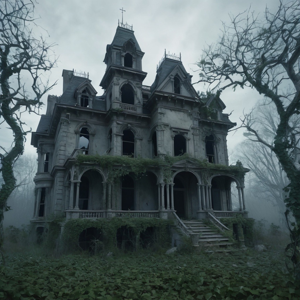 Winthrop Hall stands in forgotten grandeur 🌲🌑