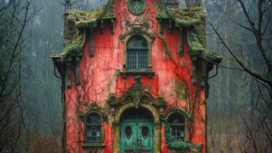 Red Abandoned Houses and Their Cultural Significance