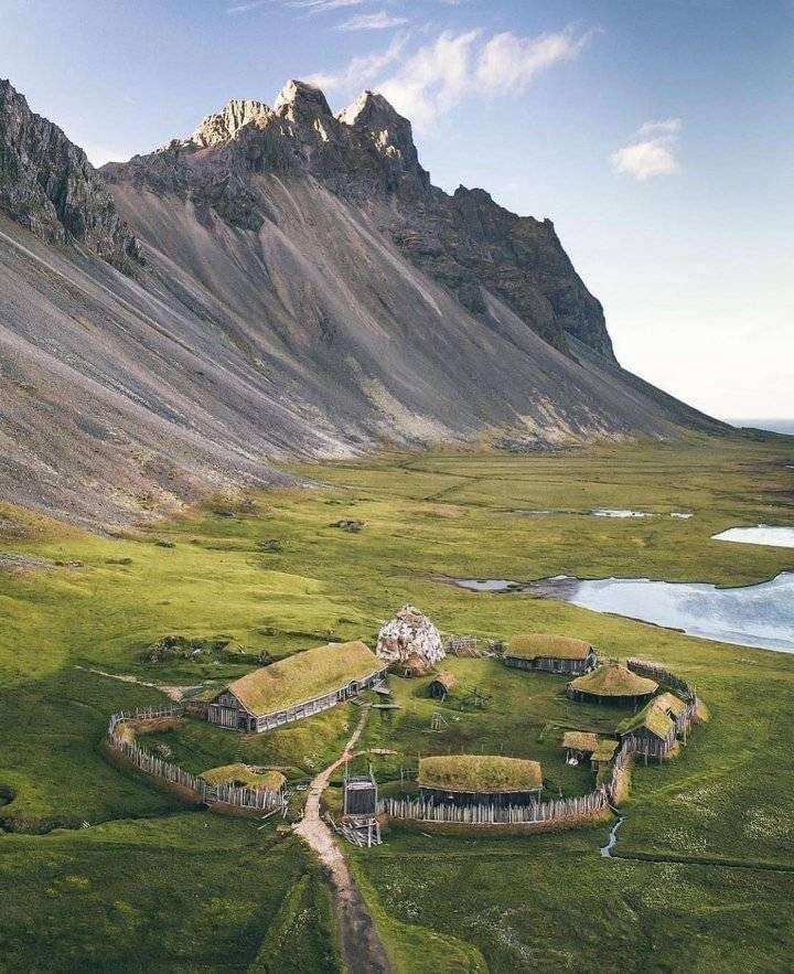 The Viking Village at Stokksnes